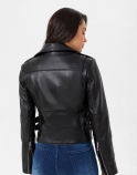 Lilly Biker Leather Jacket - image 6 of 6 in carousel